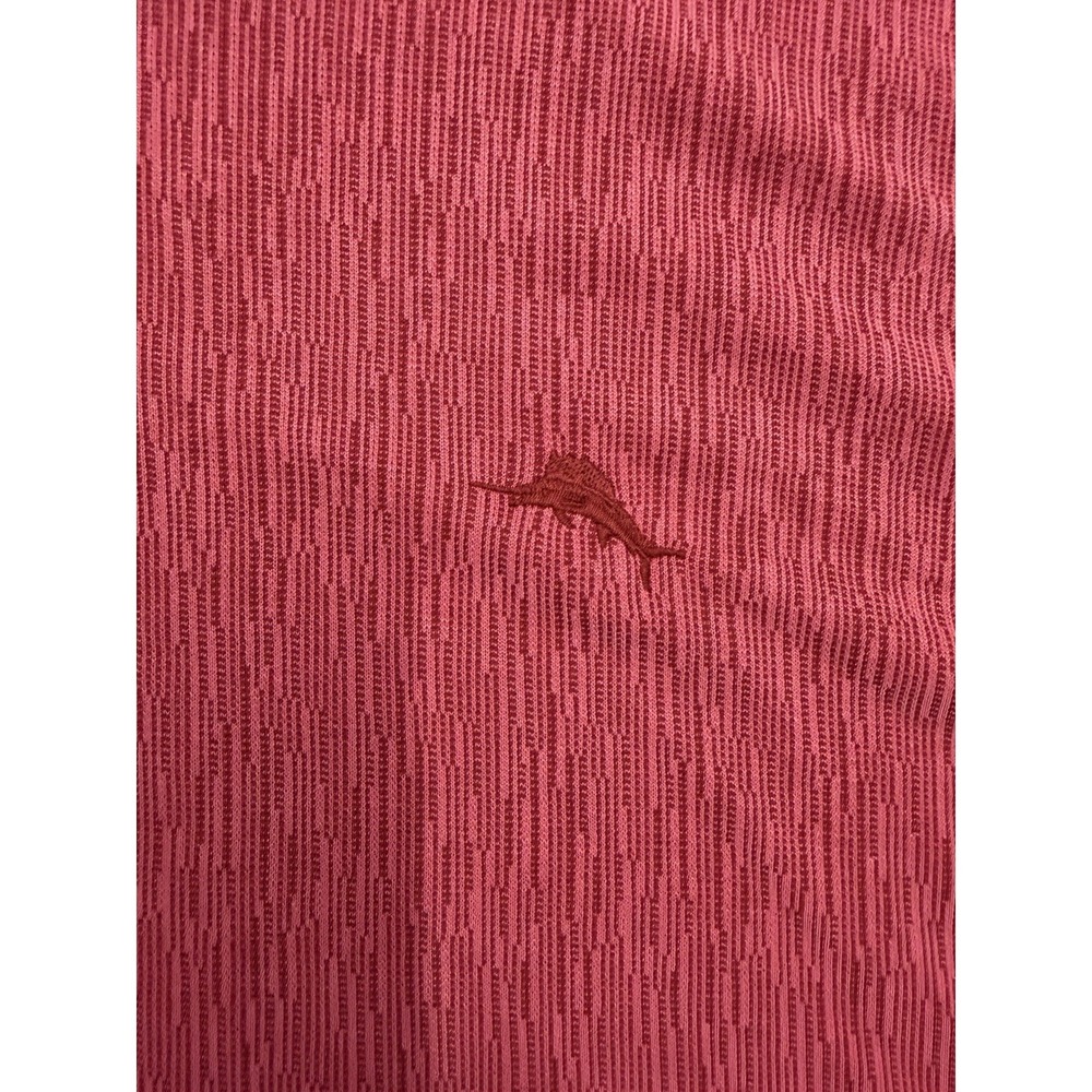 Tommy Bahama Men's‎ Short Sleeve Polo Size XL Red Modal Blend Vacation Golf - Picture 2 of 9
